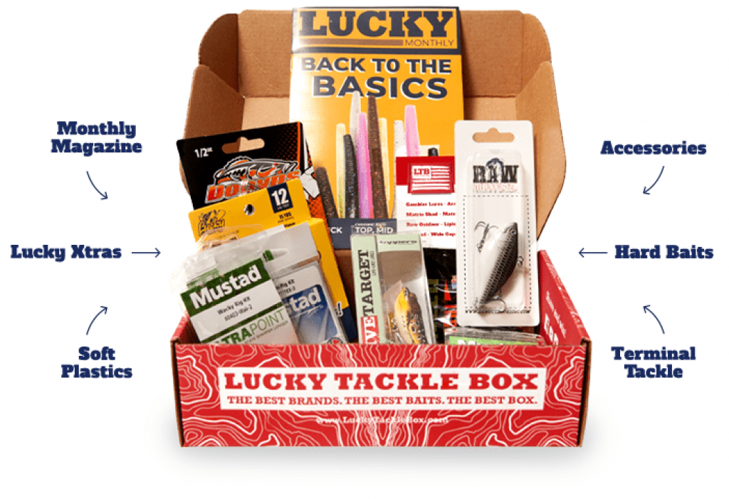 Lucky Tackle Box Subscription for Fishermen Gifter World