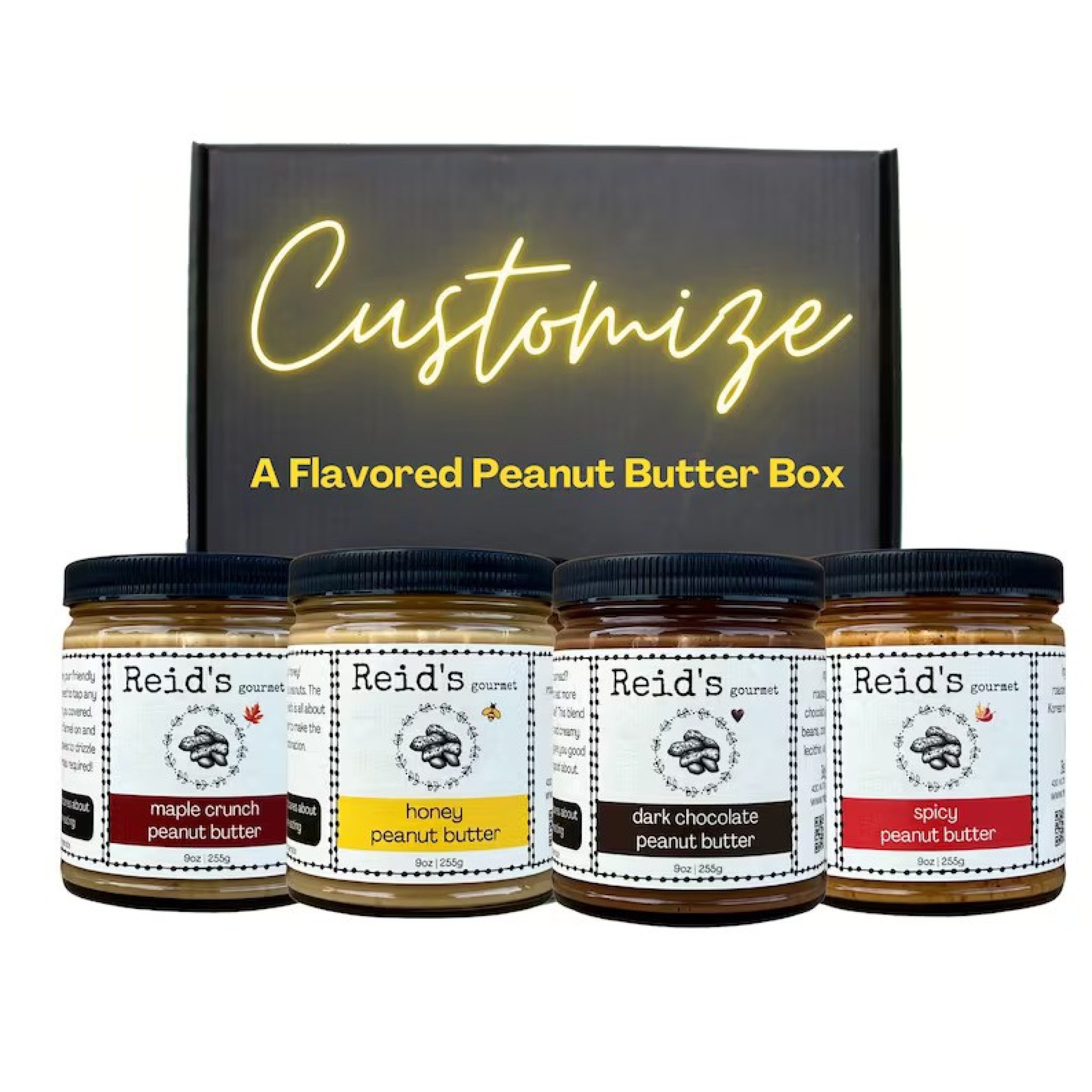 Gourmet Peanut Butter Gift Box / Customizable Gifter World