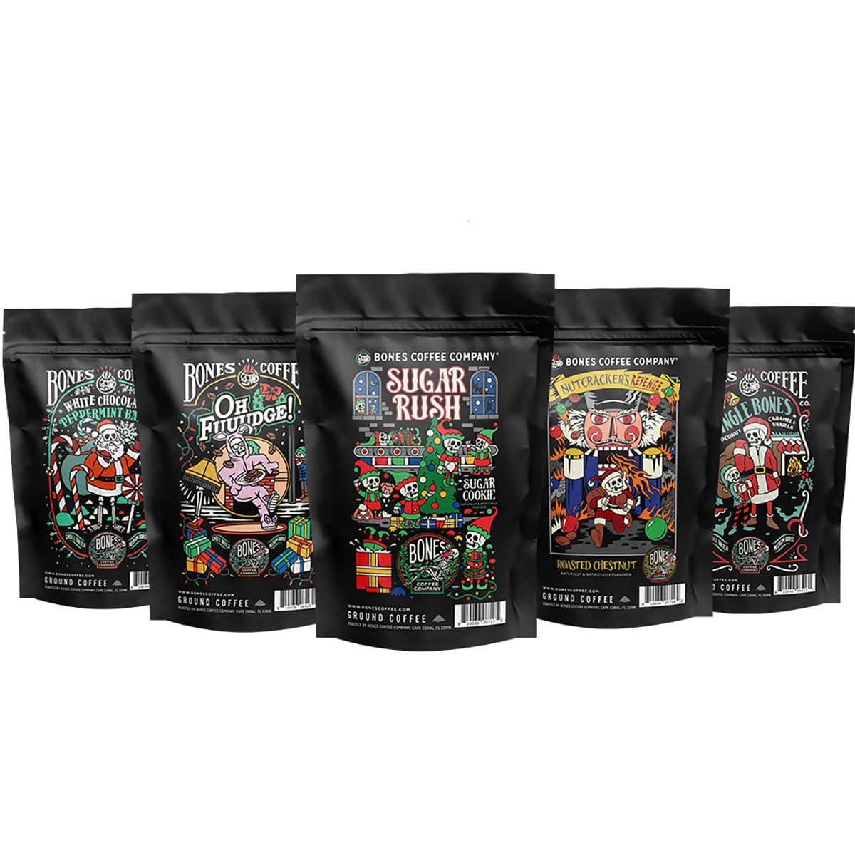 Bones Coffee Unique Coffee Flavors Gift Set