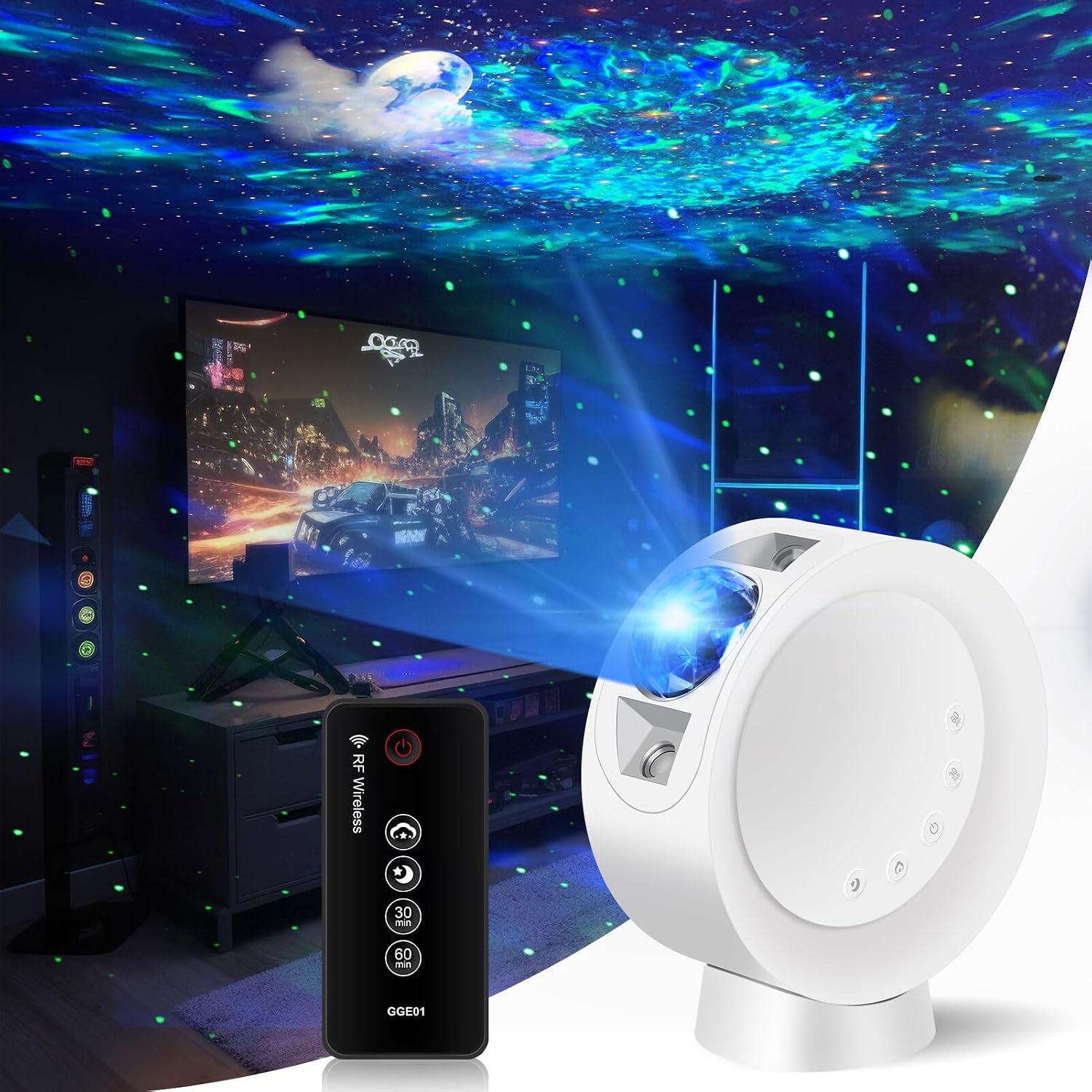 Galaxy Night Light and Mood Ambiance