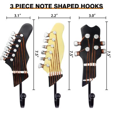 Guitar Coat Hooks