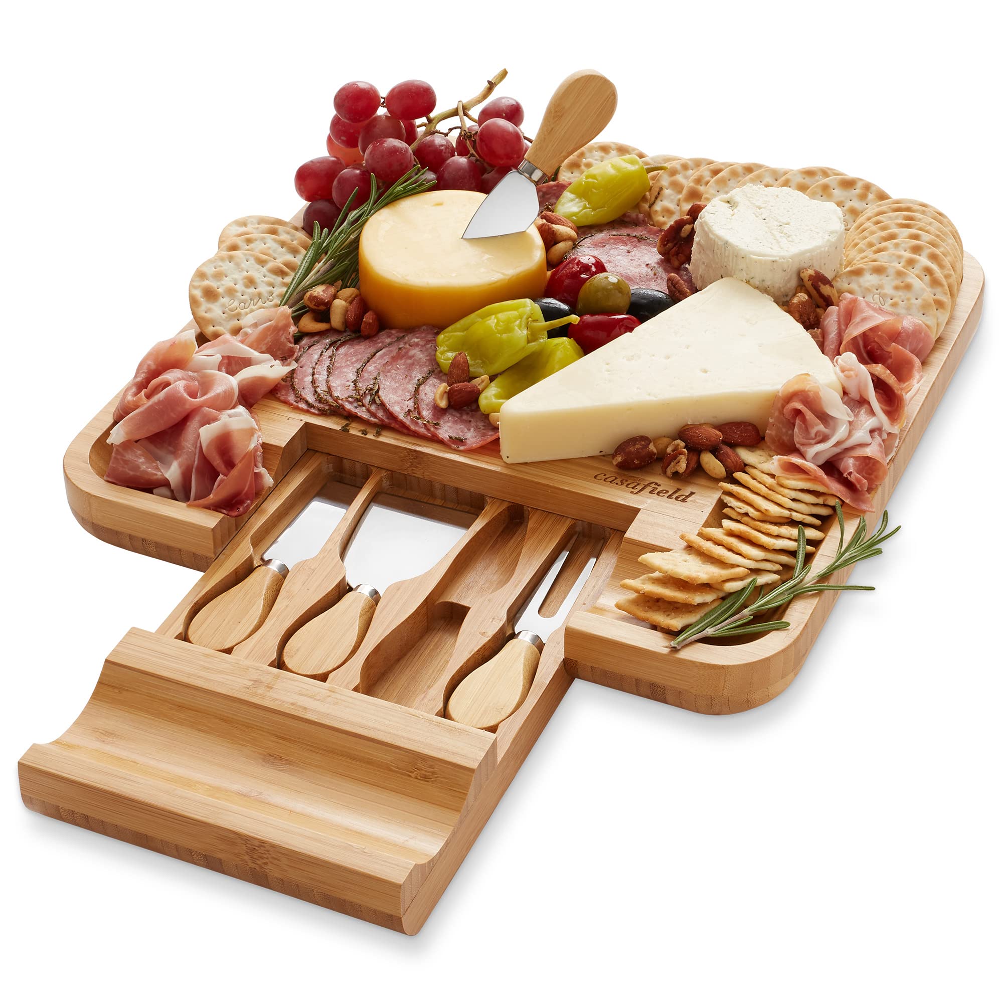 Cheese Board with Hidden Drawer