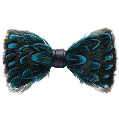 Real Feather Bow Tie for Men – Available in Many Colors