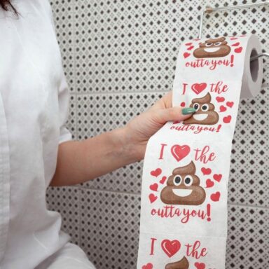 Gag Gift Toilet Paper – Valentine’s Day