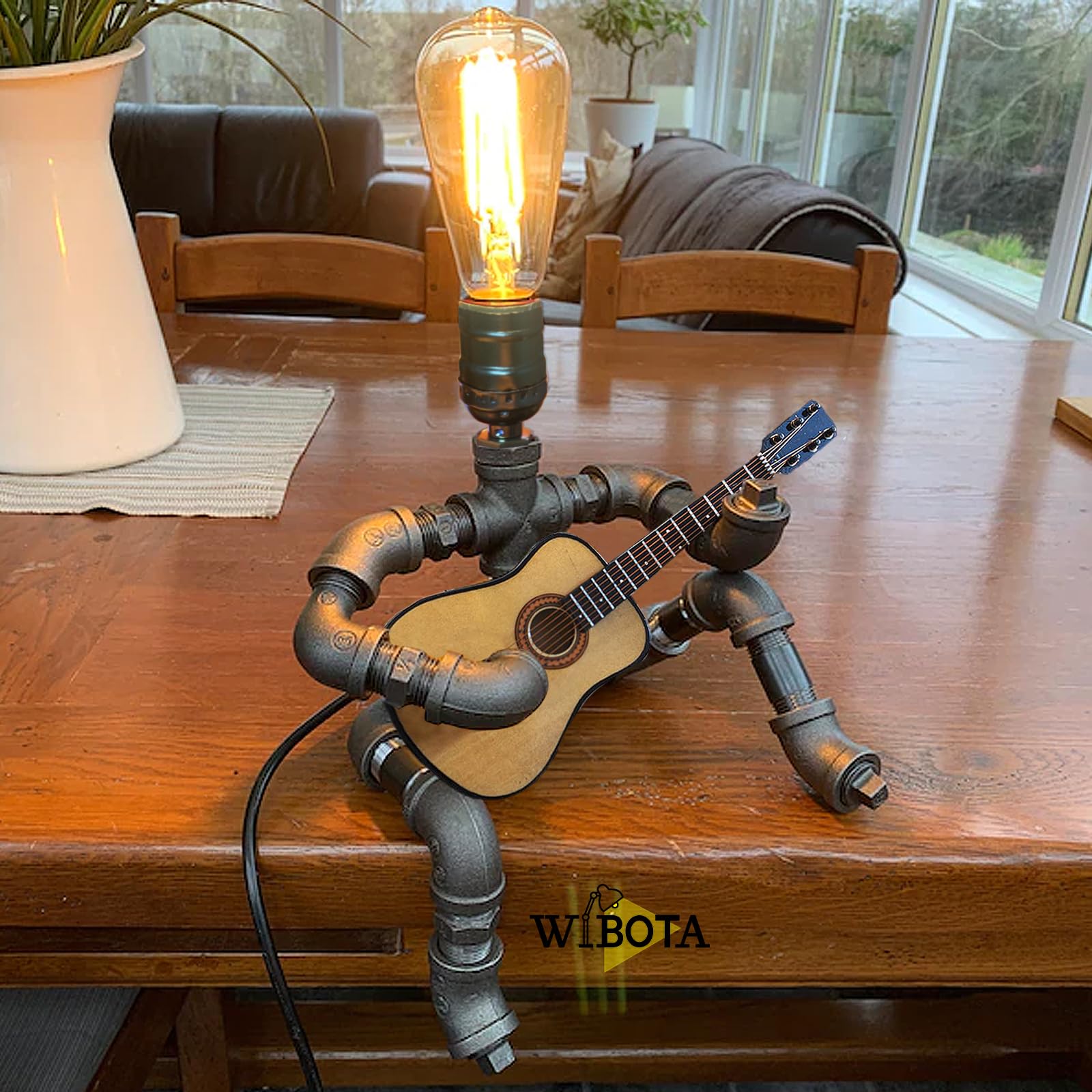 Levitating Wireless LED Light Bulb Desk Lamp