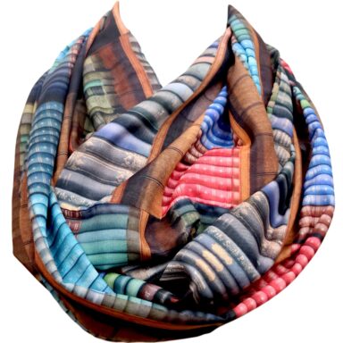 Library Bookshelves Infinity Scarf