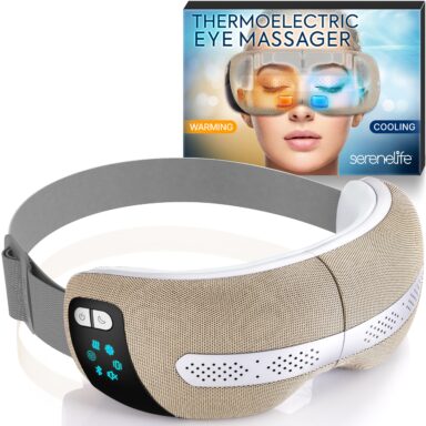 Stress Eye Mask Massager – Electric Therapy w/ Heat Compress
