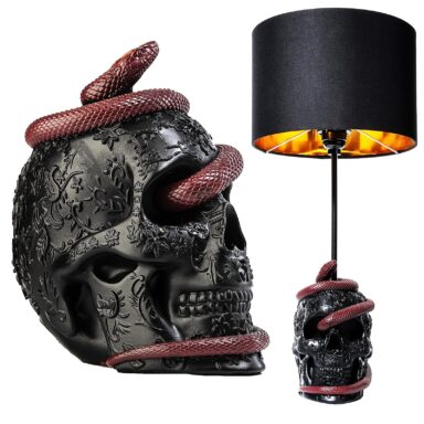 Decorative Handmade Skull Table Lamp