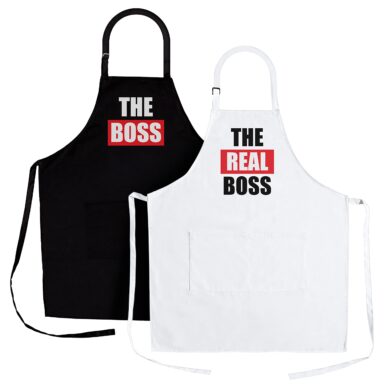The Boss & The Real Boss Apron Set
