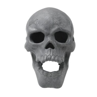 Skull Fire Log for Indoor and Outdoor Fireplaces