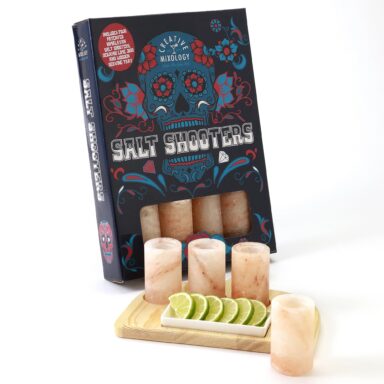 Pink Himalayan Salt Tequila Shot Glasses