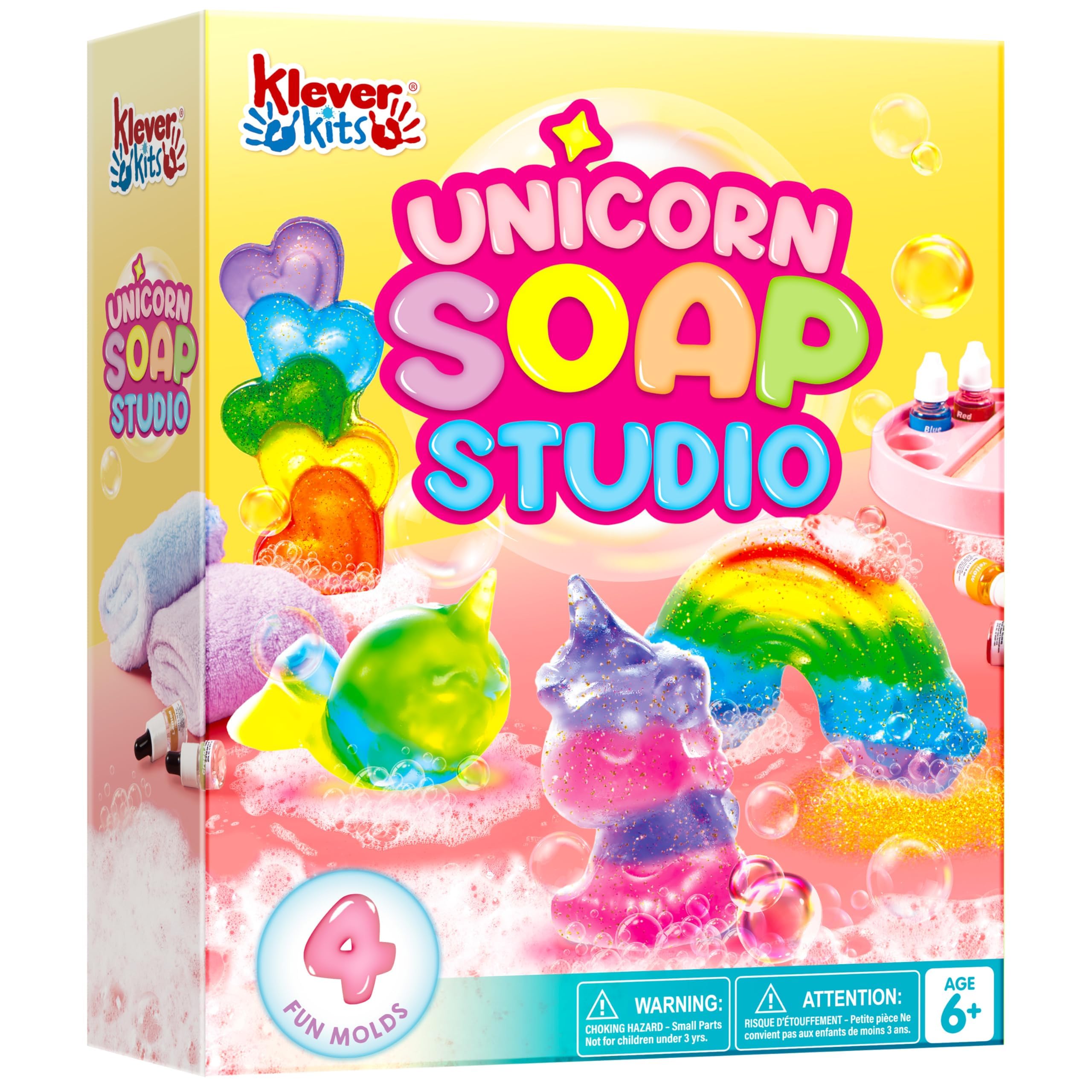 Make Your Own Sparkling Squishy Soaps Kit for Kids