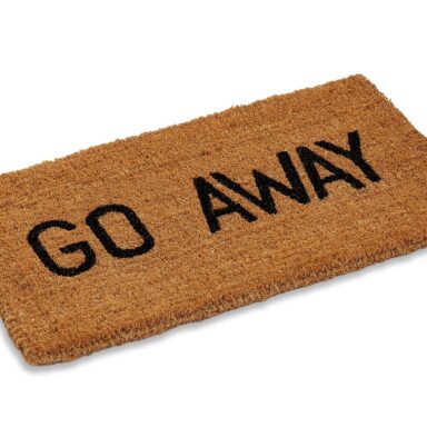 Go Away Doormat