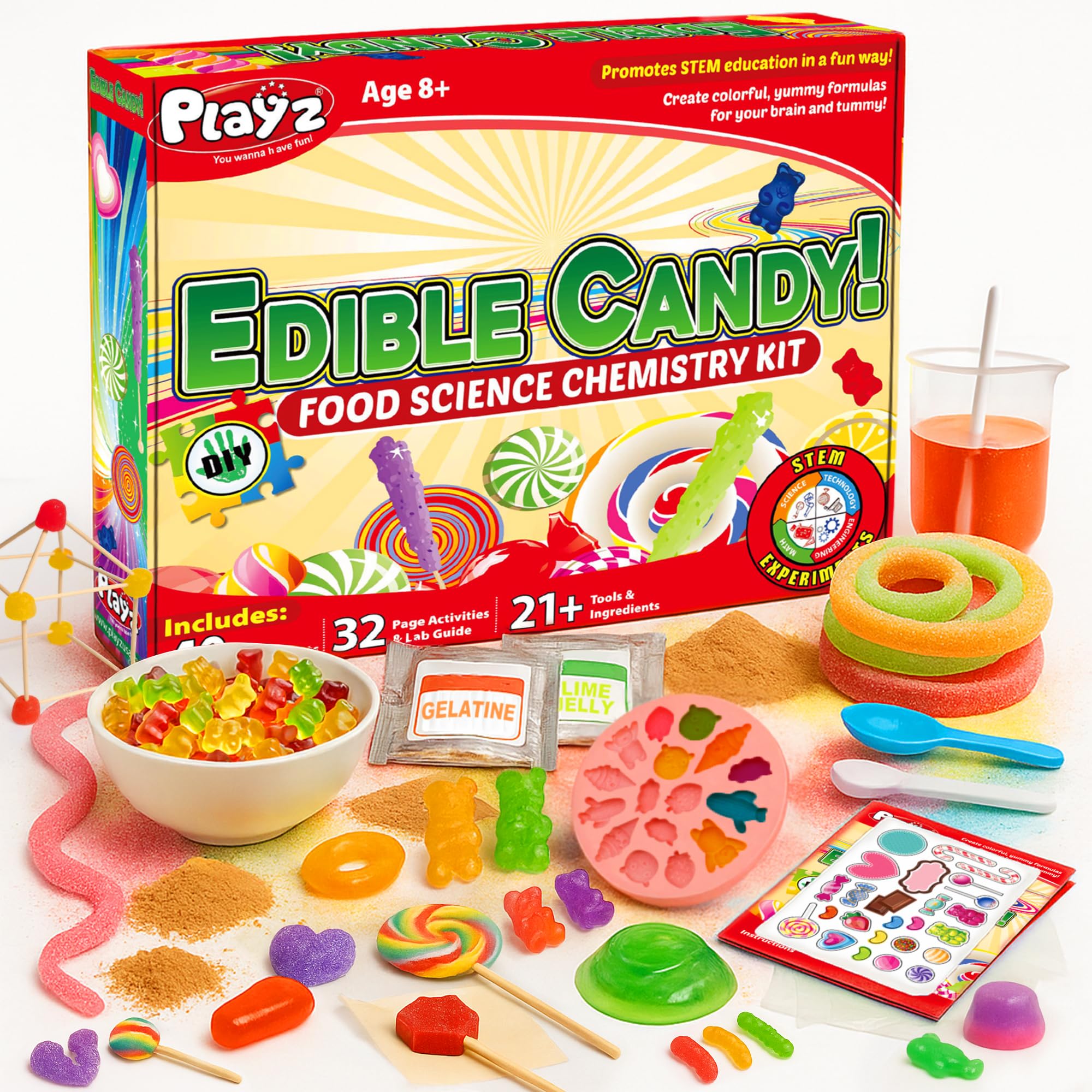 Edible Candy Food Science Chemistry Kit – STEM for Kids
