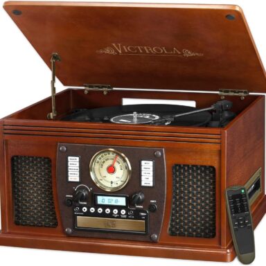 8-in-1 Classic Bluetooth Record Player