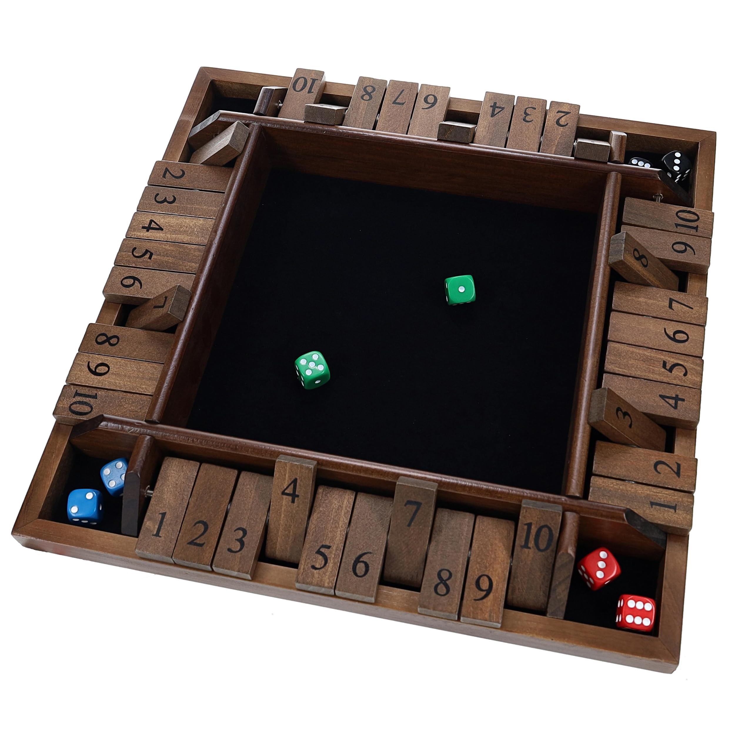 Shut the Box Wooden Board Game