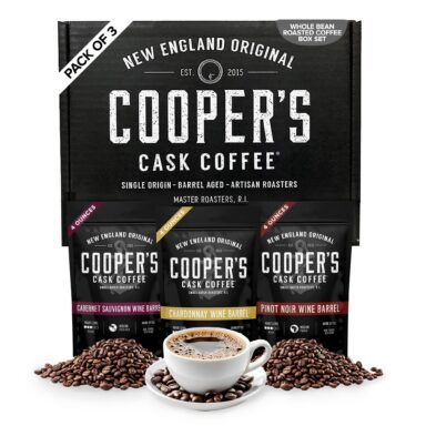 Whiskey Chilling Stones & Kentucky Bourbon Barrel Aged Coffee Gift Set