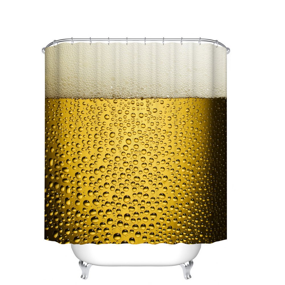 Novelty Beer Shower Curtain