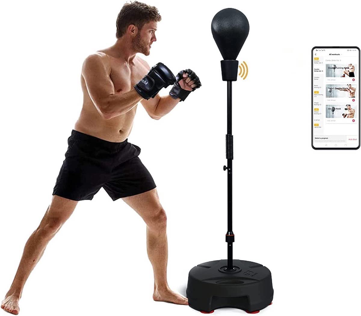 Smart Punching Bag – Freestanding Reflex Boxing Ball