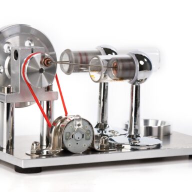 Hot Air Stirling Engine Motor for Kids and Adults