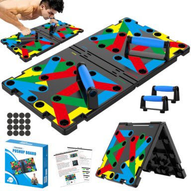 Power Press Push Up Board, Color-Coded Training System
