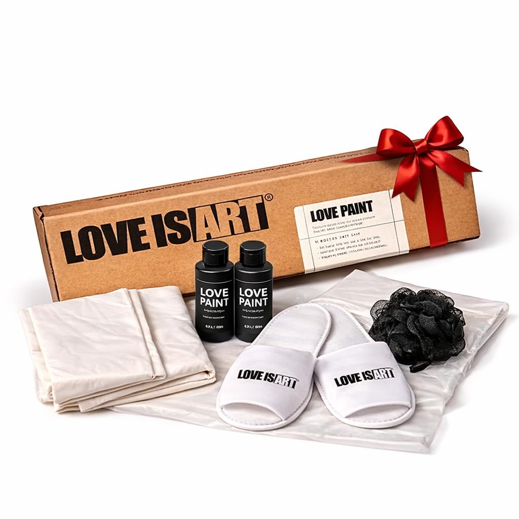 Love is Art Painting Kit / A Romantic Sexy Paint Kit for Couples
