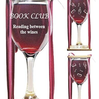 Book Club Wine Glass