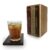 Solid Wood Book Shaped Coasters with Drinking Puns