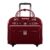 15″ Red Leather Wheeled Laptop Briefcase