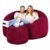Bean Bag Chair with Footstool